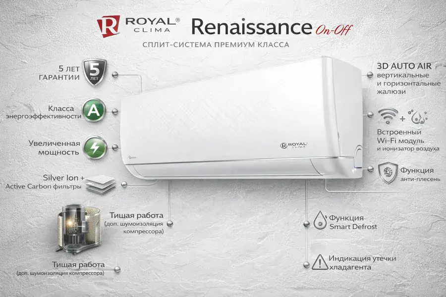 Кондиционер Royal Clima Renaissance